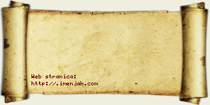 Žaklina Milojević vizit kartica